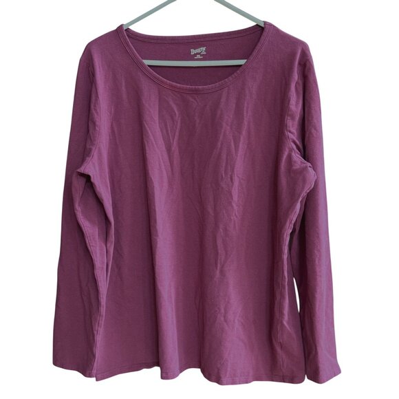 Duluth Trading Co. Womens Long Sleeve T-Shirt 95% Cotton 5% Spandex XXL - Picture 1 of 6
